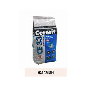 Затирка для швов цементная Церезит CE 33 Comfort жасмин фольга (2 кг)