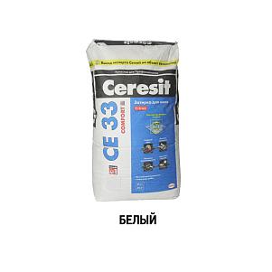 Затирка для швов цементная Церезит CE 33 Comfort белый (25 кг)